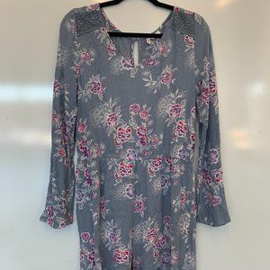 Blue Floral romper